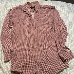 Mens Ariat button up shirt